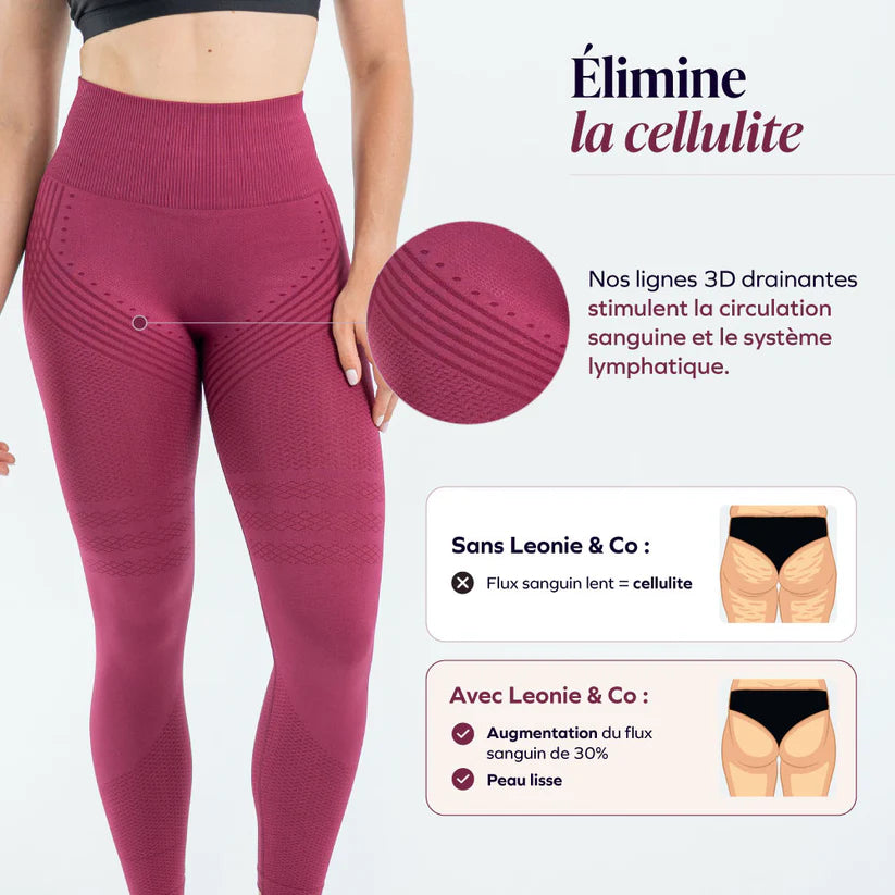 Legging 3D | Bordedaux