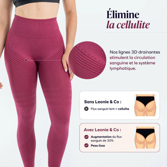 Legging 3D | Bordedaux