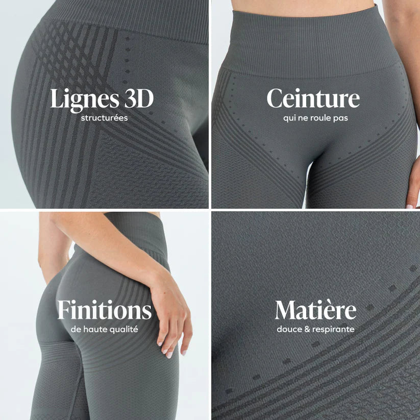 Legging 3D | Noir