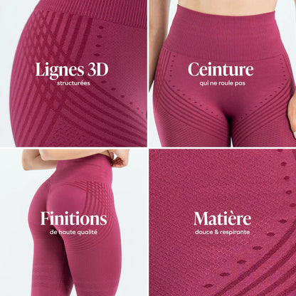 Legging 3D | Bordedaux