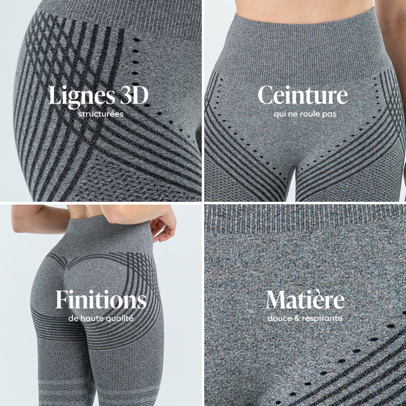 Legging 3D | Gris